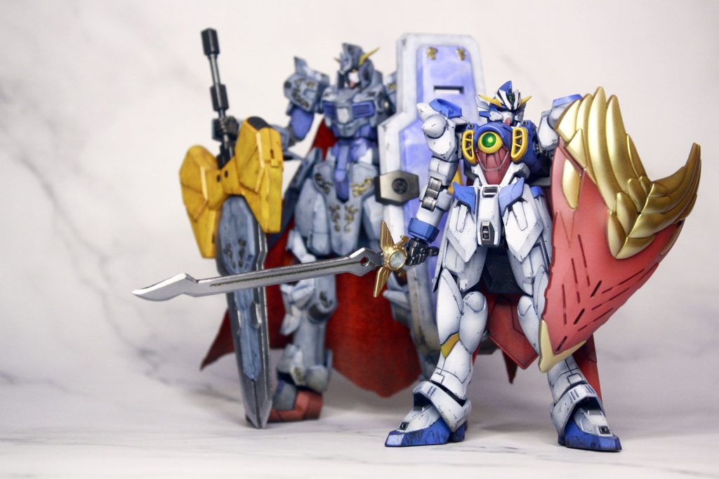 翼の騎士ゼロ–2枚目/制作者：Moki Plamo