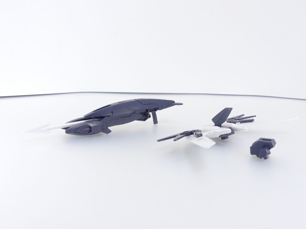 セット内容。・ウォーターニードルガン・バックパック&フィンザンバー・AGP2穴→プラネッツ穴バックパックプラネッツ穴バックパックはマーズフォーウェポンズと同様。要は既存ガンプラにバックパックをマウントするためのパーツです。