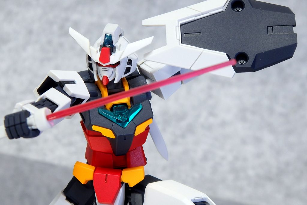 第一話冒頭のコアガンダムの決めカット風写真です!