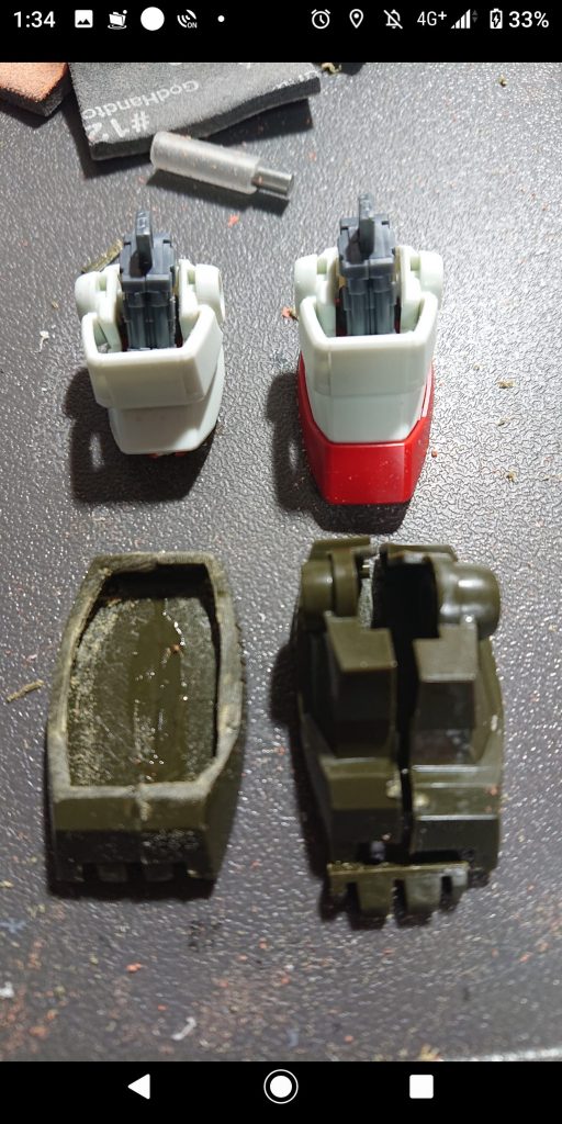 ネット見ると、足が難しいというのみかけたので、バッサリいきました。