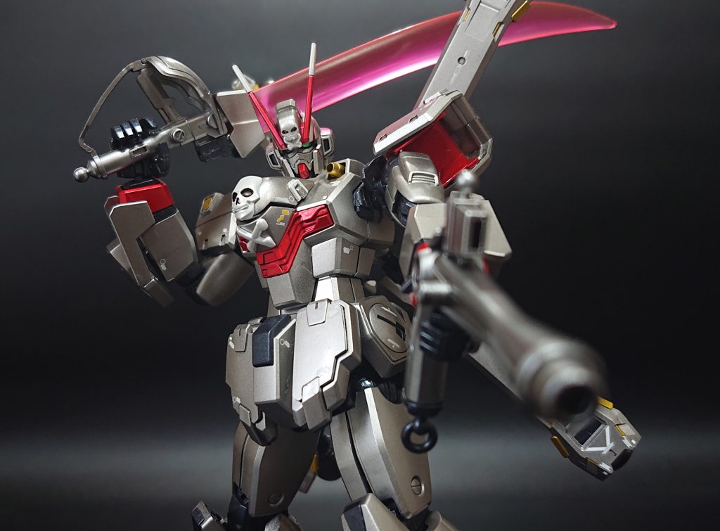 MG　クロスボーンガンダム　X0　チタン色で塗装しました–3枚目/制作者：KZJ95W