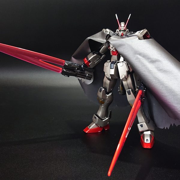 MG　クロスボーンガンダム　X0　チタン色で塗装しました