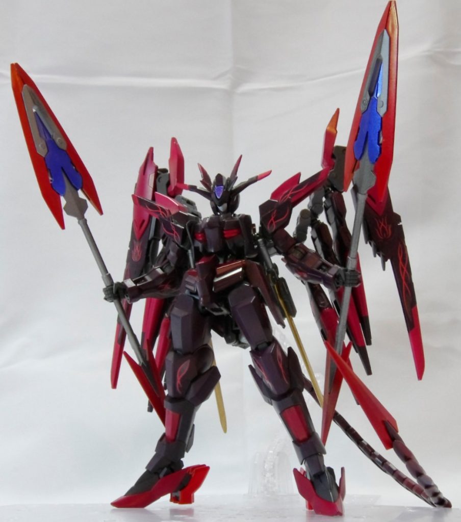 [ミキシング]
肩、脚、武器：トランジェント
足先、尻尾：煌・ギラーガ
腰サイド：A-Z
アンテナ：AGE-2マグナムSV
ブースター：アスタロト