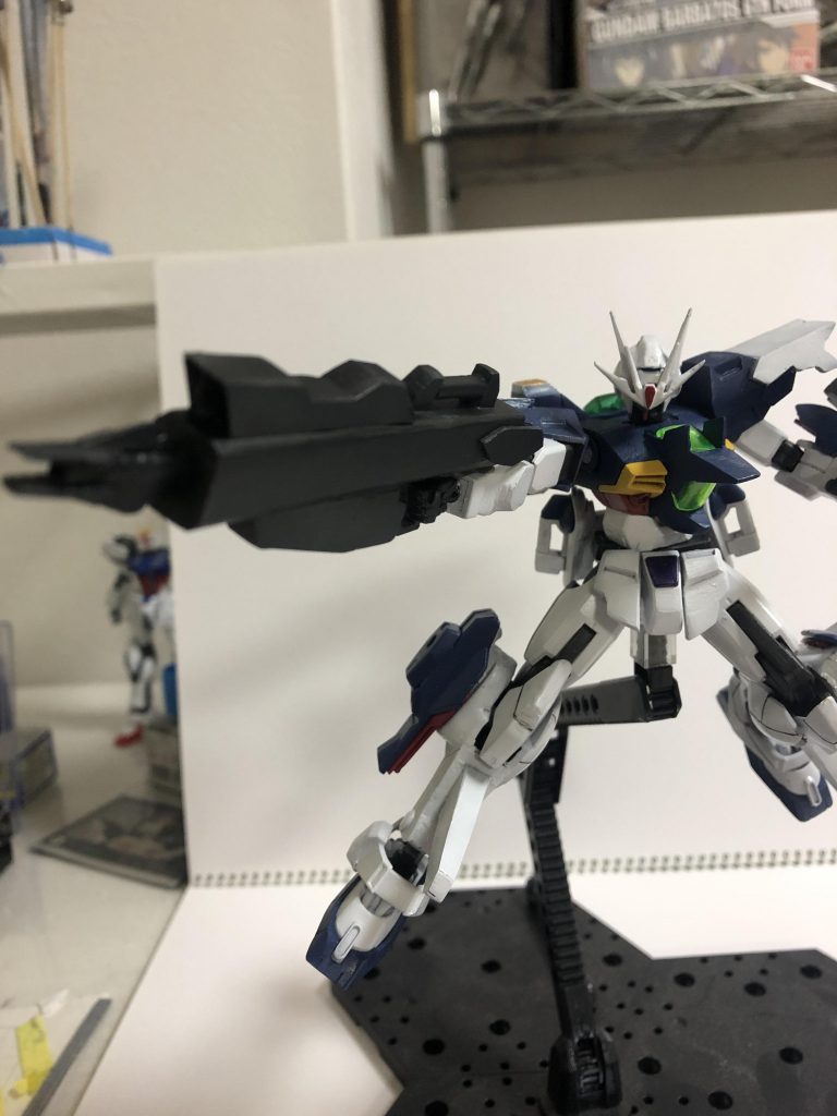 ビームライフル
マズル以外プラ板から作りました。