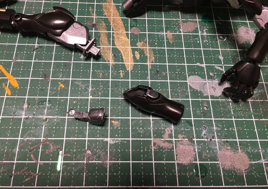 諸事情により騎士要素（盾＋ランス）は制作途中に追加されました。
…何でダナジンの腕関節はあんな脆い構造なんでしょうね。