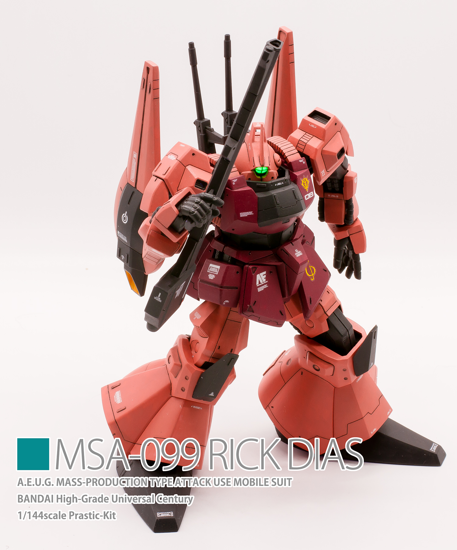 HGUC シャア専用リックディアス｜がんがさんのガンプラ作品｜GUNSTA