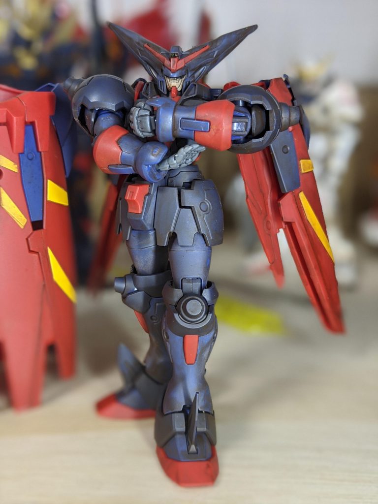 ウォッシング後全体。寄れば寄るほどムラが目立ちますね…