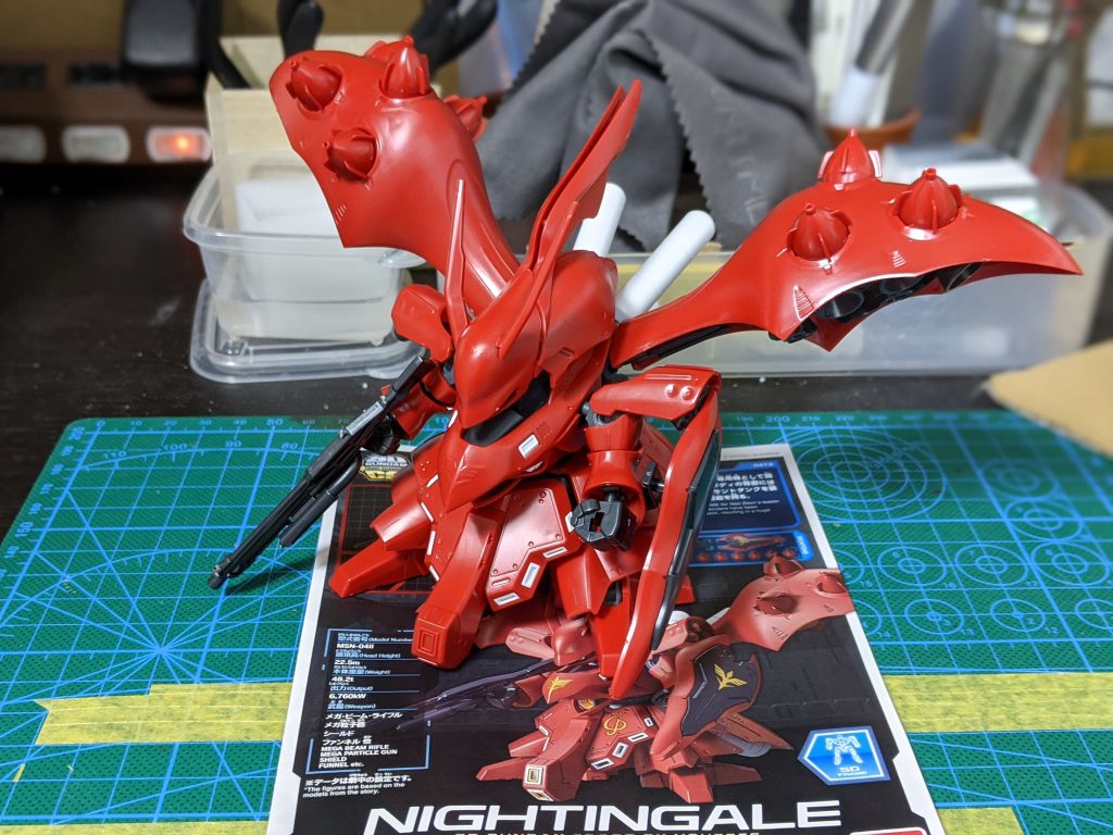 素組み。これはこれでツヤツヤ。