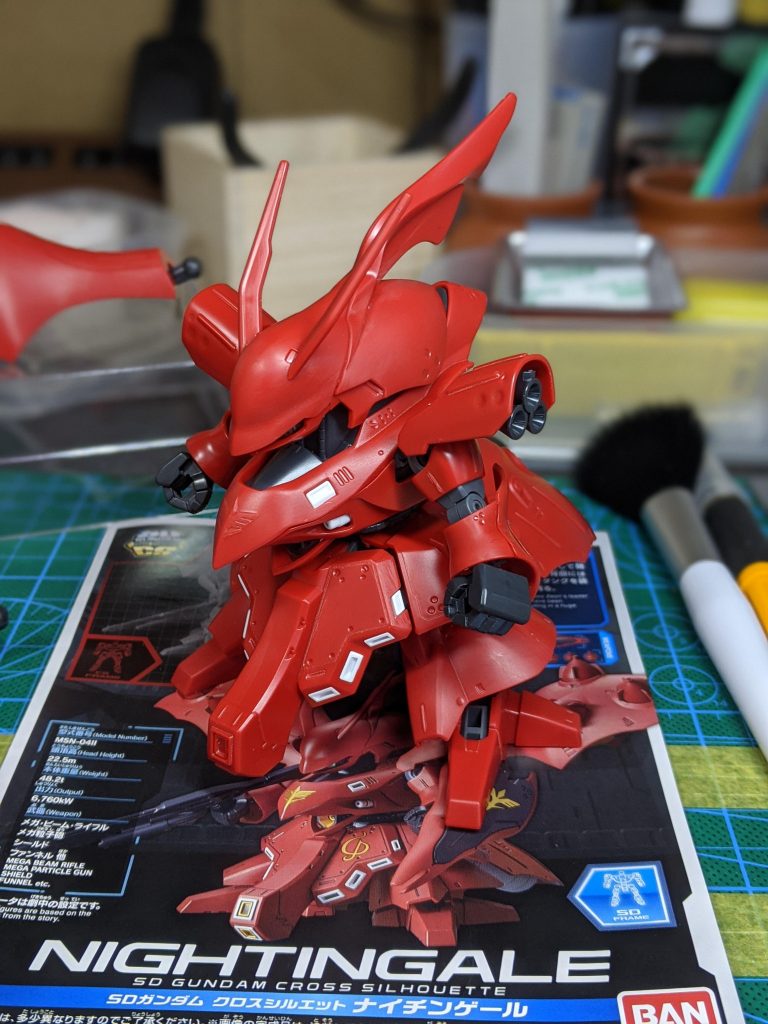 クロスシルエットフレーム組み込み。組み込んでみたもののなんとなく間延びした印象で、SDフレームのぎゅっとまとまった感じのほうが好みだったので戻しました。