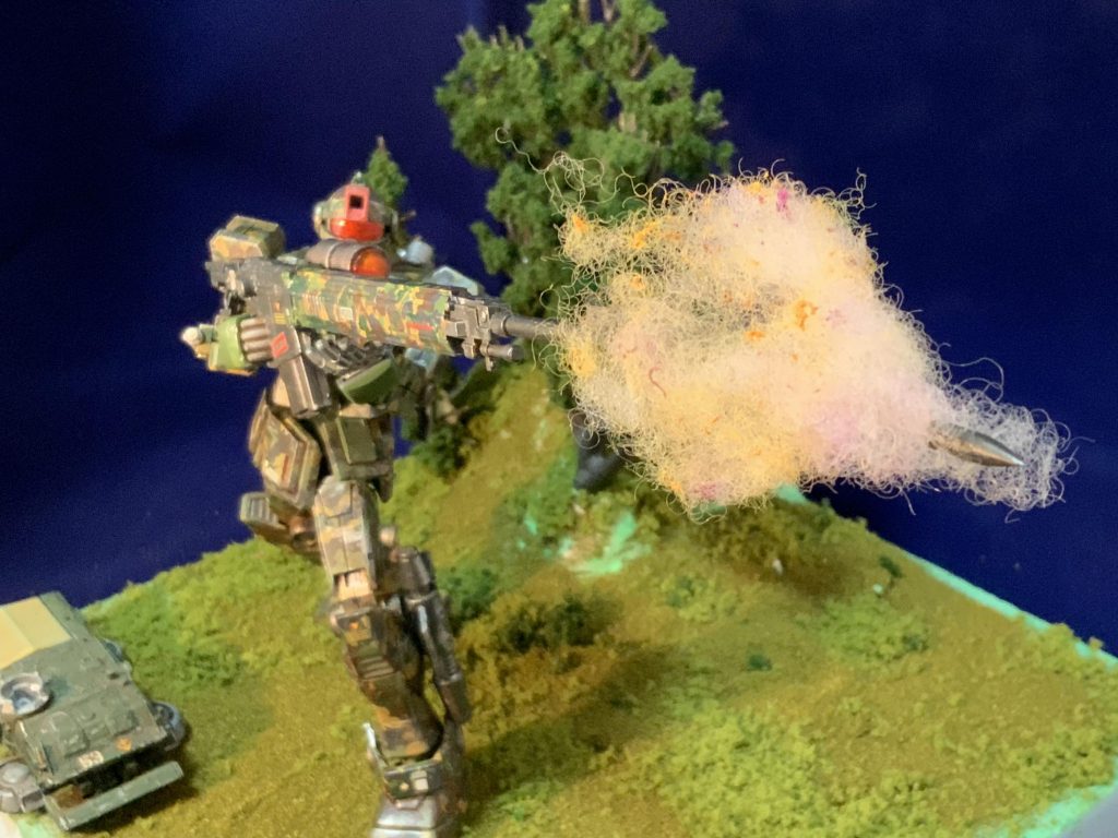 ジム砂、対艦ライフル発射٩( ᐛ )و