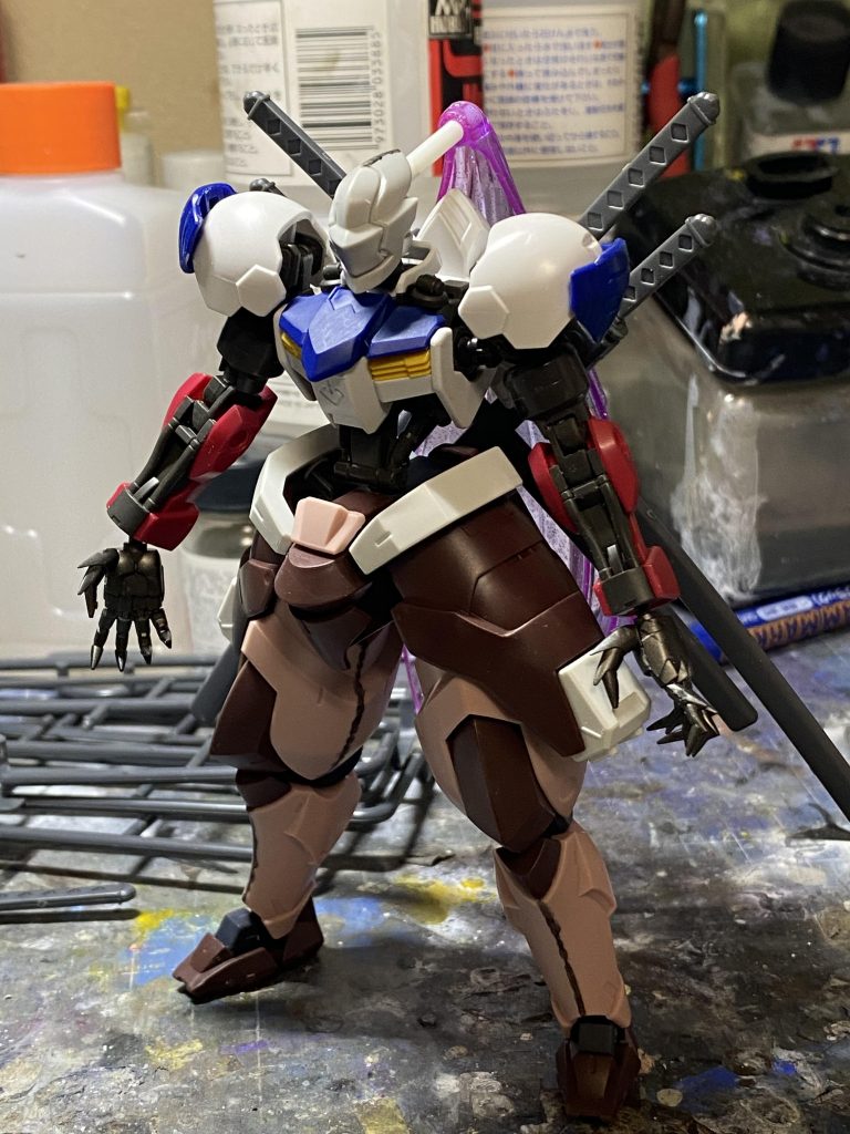 最初の段階。全体的に詰まってる感じがしたので、かなり久しぶりに延長工作を実行