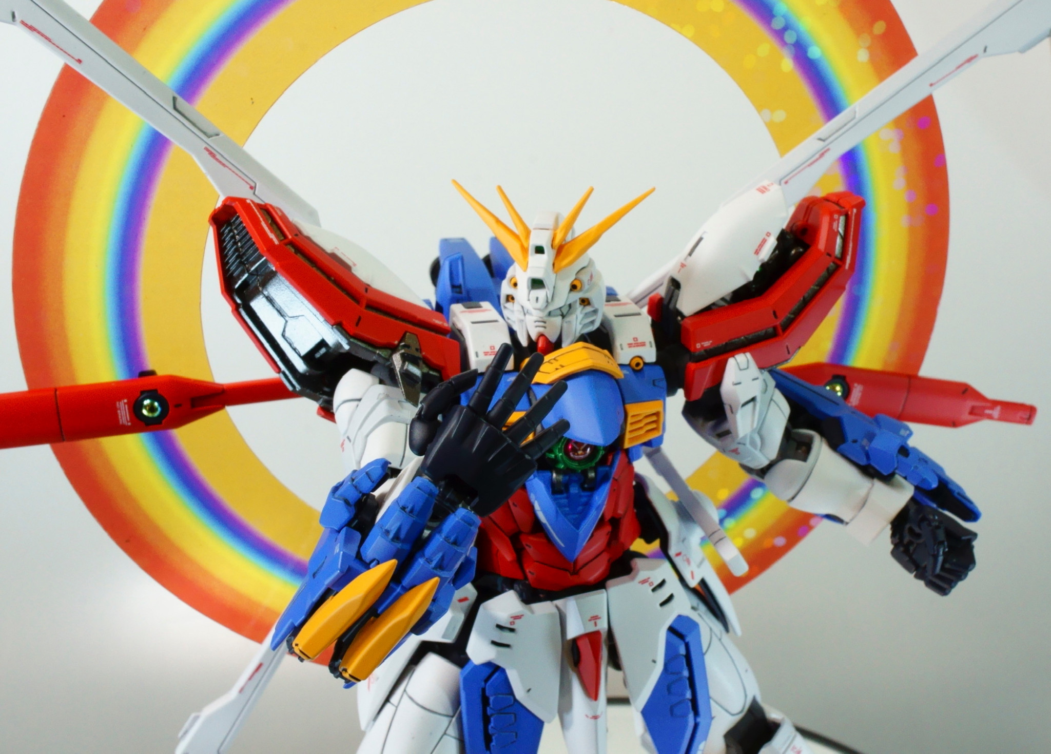 HiRM ゴッドガンダム｜まつさんのガンプラ作品｜GUNSTA（ガンスタ）