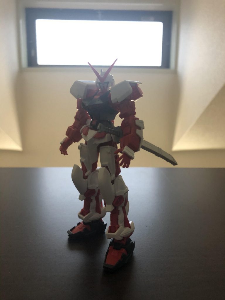 メイン機体のHGGS ガンダムアストレイ レッドフレーム(フライトユニット装備)のパチ組み完成！