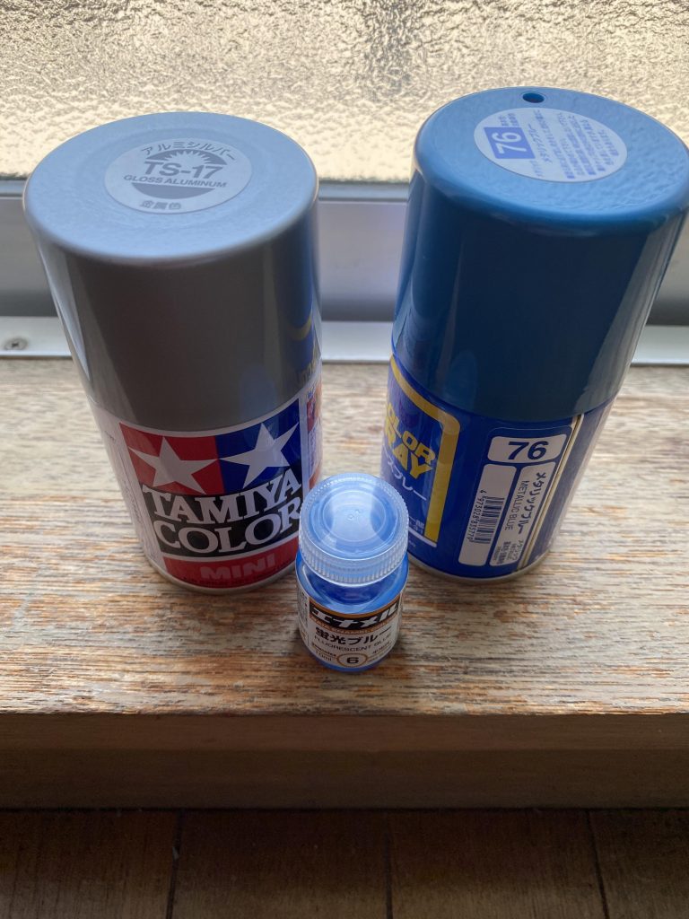 今回使った塗装用具はこれだけ！お手軽なので是非。