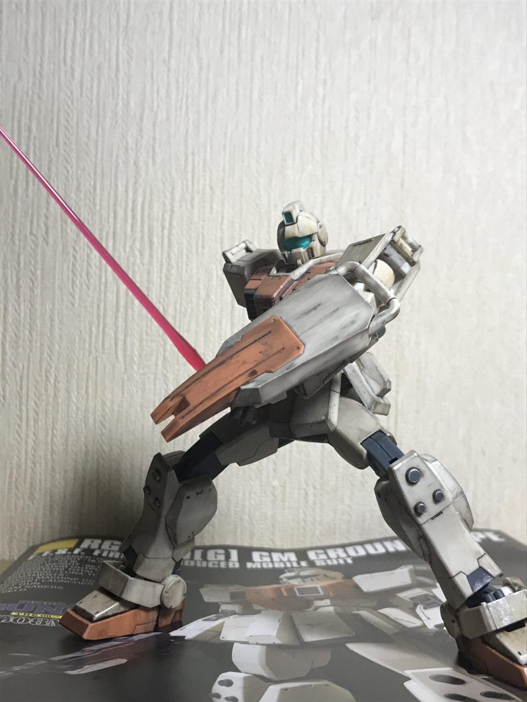HGUC陸戦型ジム–2枚目/制作者：GACHI