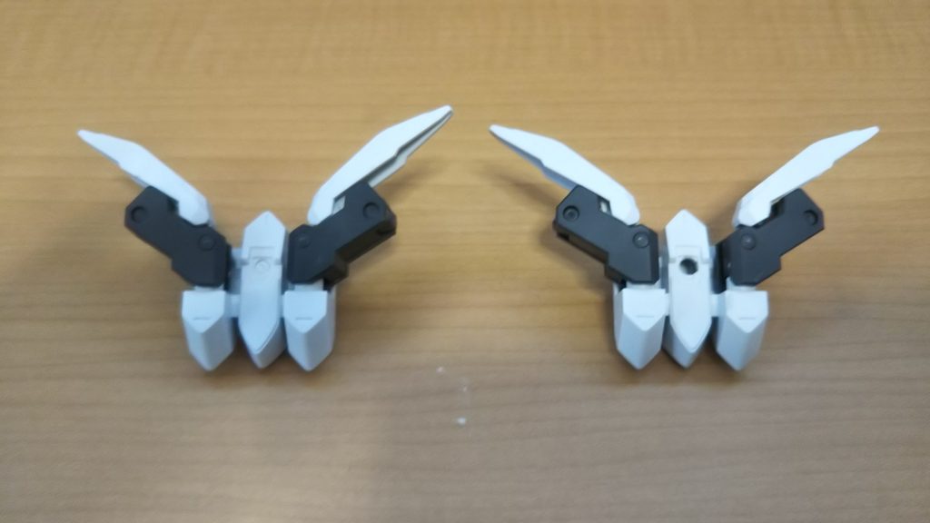 軸穴をあけて…（右側改修後）