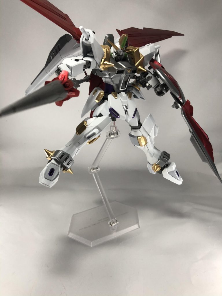 ショットランサー構えるとこんな感じです。