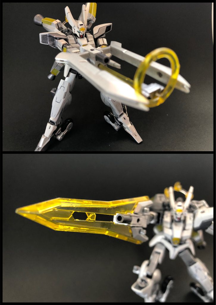 ・ラビットバスター/ブラストモード(銃)ラビットバスターのもう一つの形態。弓モードに対し近〜中距離での威力を重視しており、ラビットガンとほぼ同様の取り回しが可能。こちらの方が純粋な強化型と言える。・ガンブレード「ツムガリ」マルチビームガンにビーム刃を追加し、突き攻撃に特化させた大型ブレード。超スピードによる突進によって貫けないものは無い…はず。多分。