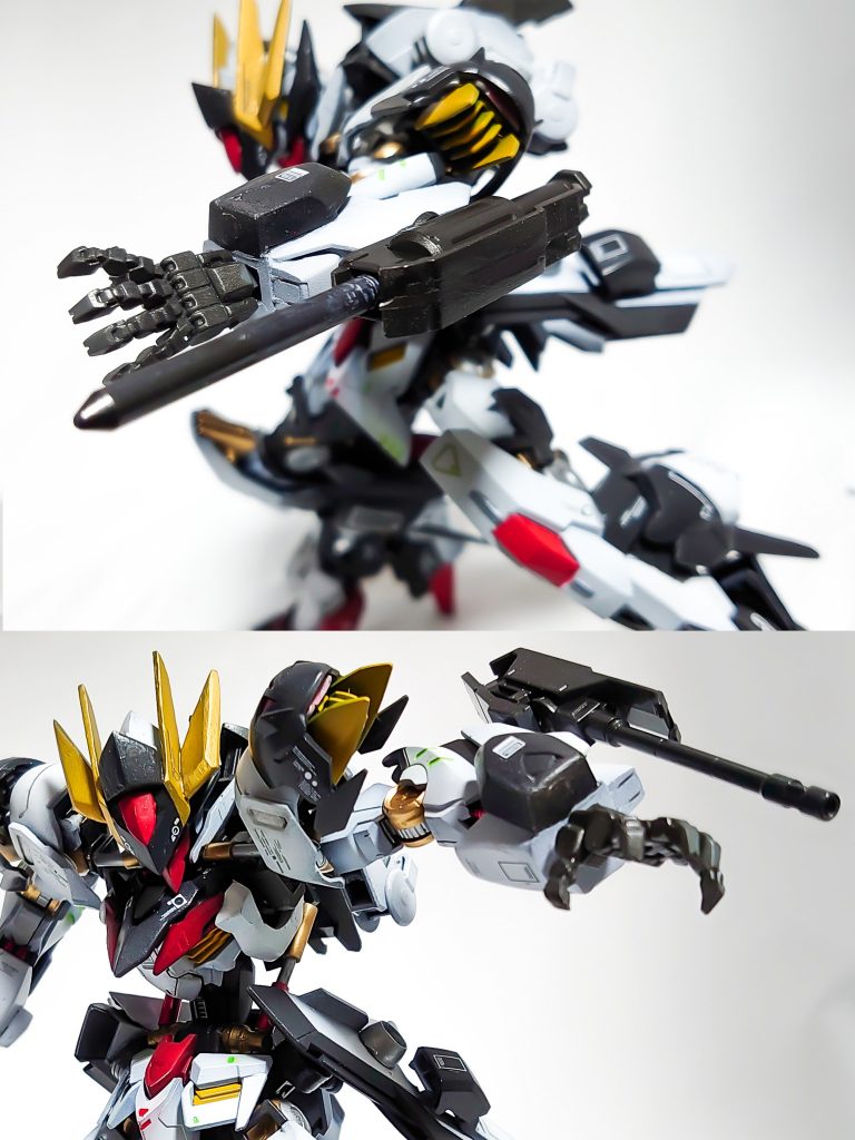 ②パイルバンカー
皆大好きロマン武装

③腕部砲
牽制、体勢崩しなどなど