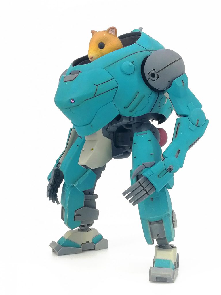 装甲じゃないので断面はバンパーとして作用しそうな場所以外エッジを薄々化。胴の上下穴部分とか。