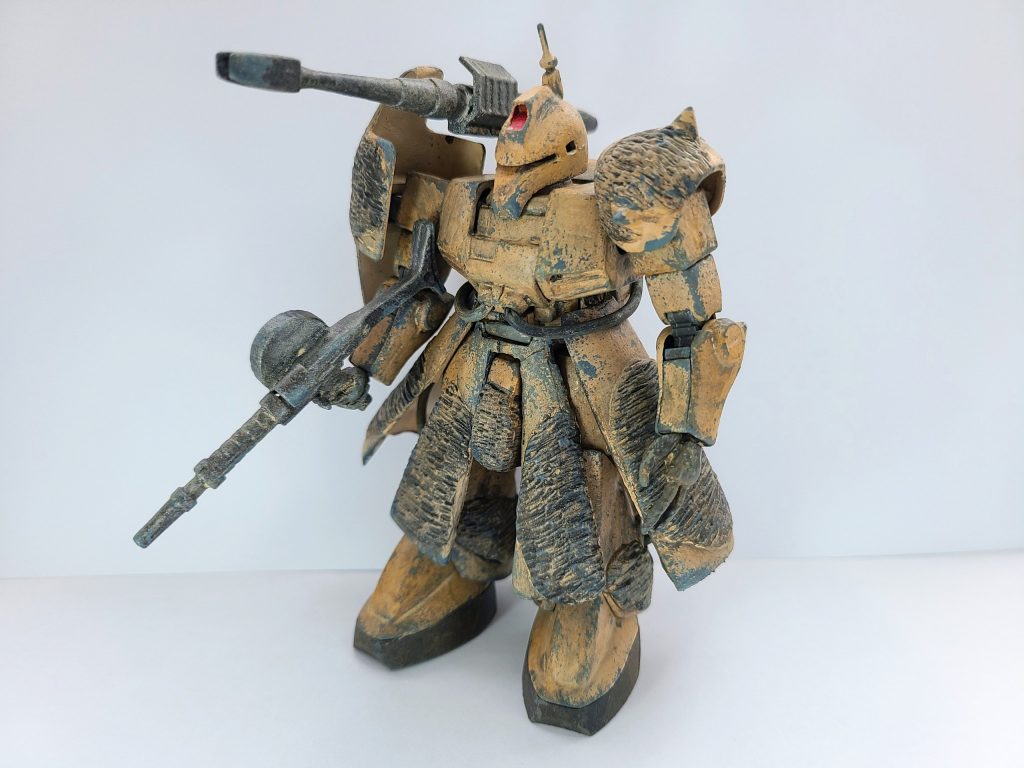 マラサイよりも古い機体なので、さらにウェザリングをきつくしています。