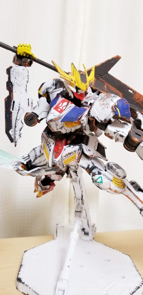 元々ウェザリングが下手で汚くて1度全塗装しました。↓塗装後