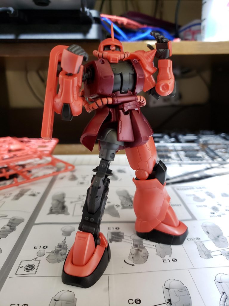HG　オリジンシャアザク–3枚目/制作者：はんしん