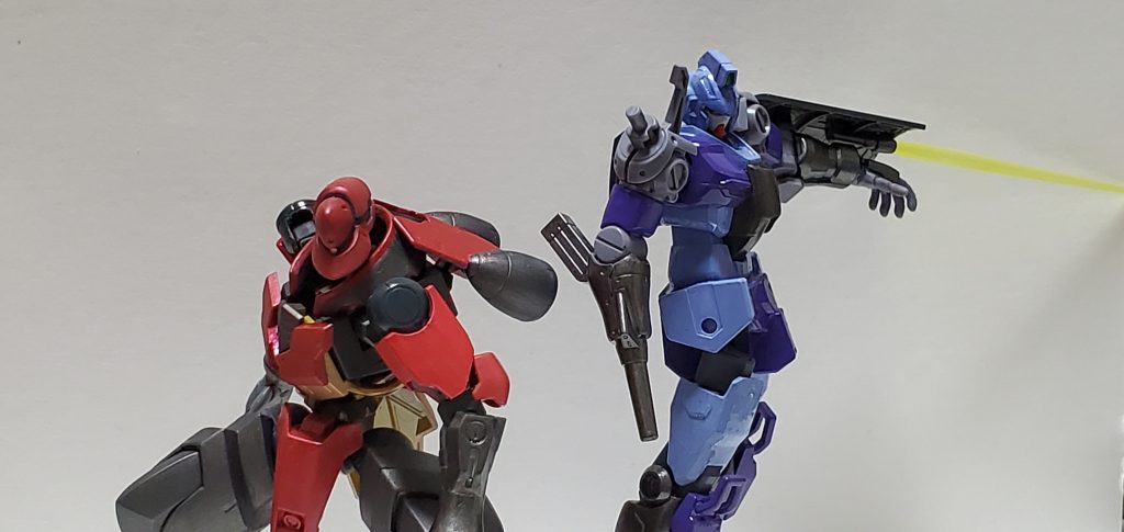 赤影と2ショット。
この2体は同時に作りました。
自分の中ではコンビです。