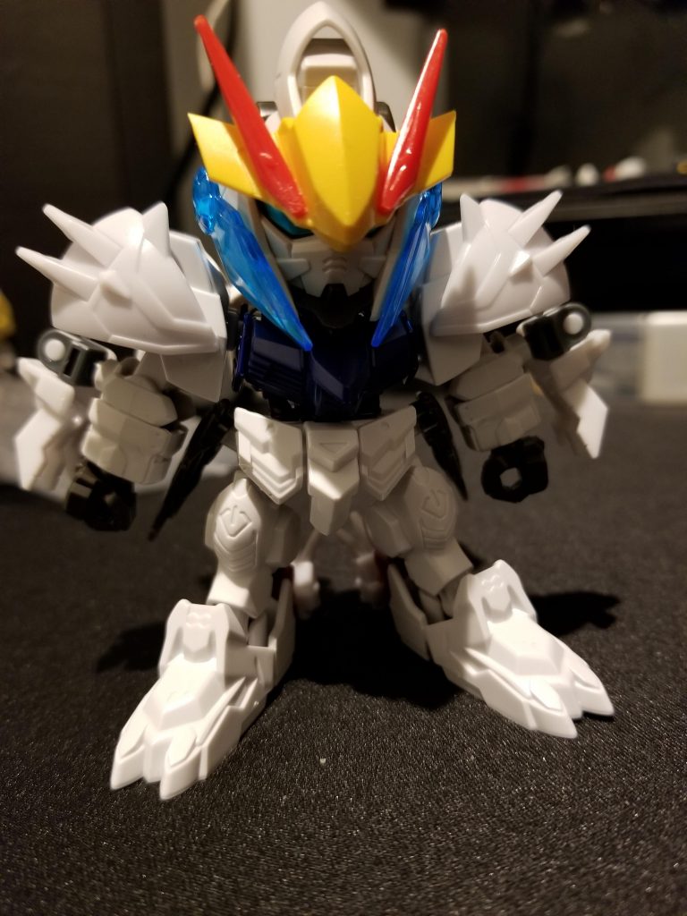 顔面を少しシャープに