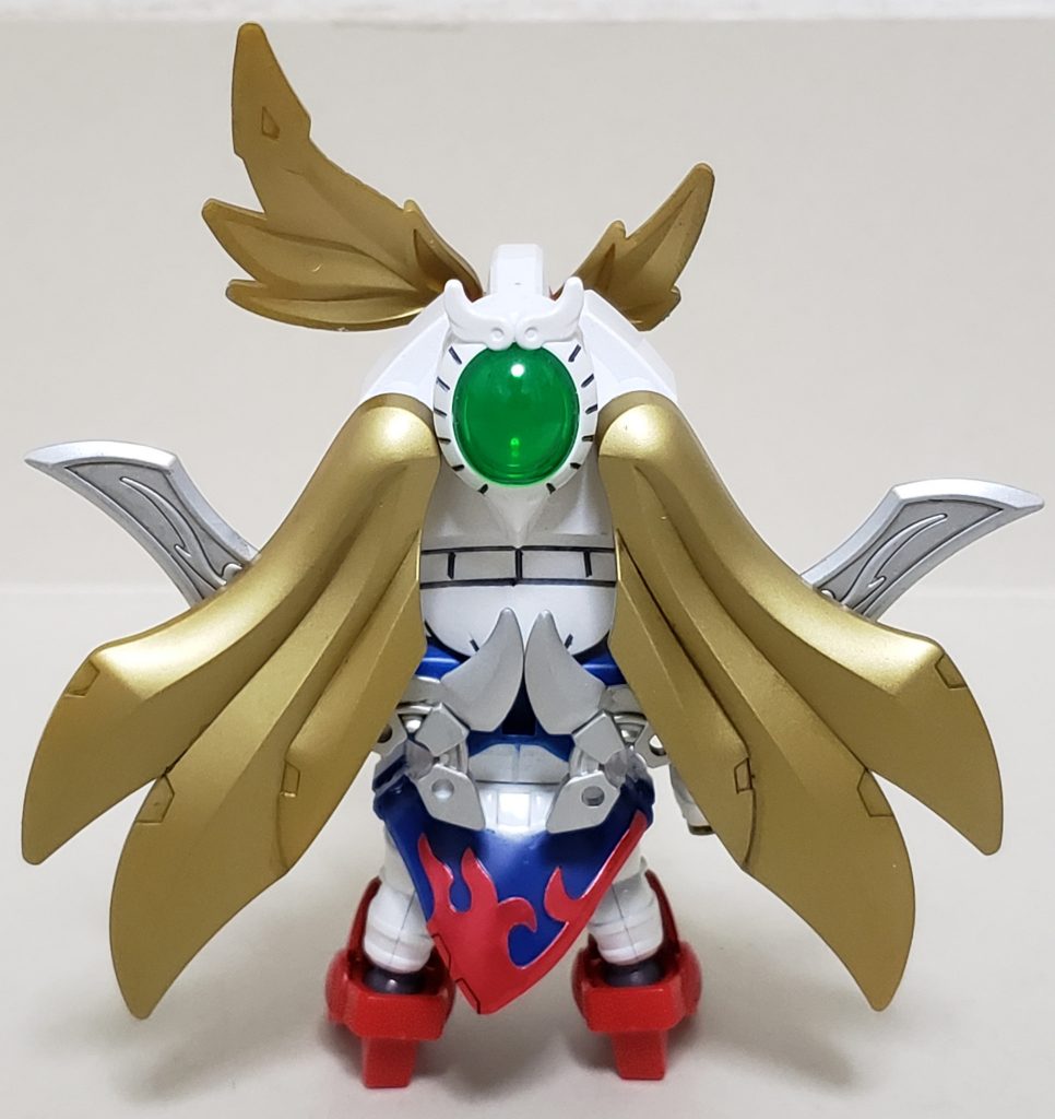 背面
髪は今までと同じくエナメルブラックの墨入れ。