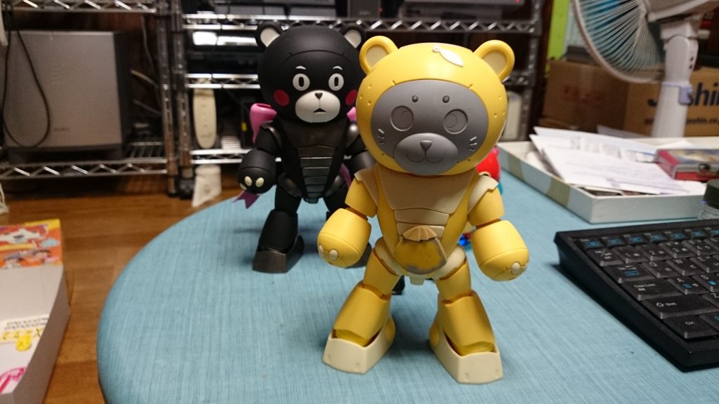 顔もエポキシパテで作り直しています