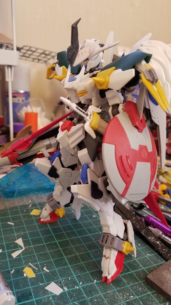 製作③
首1mm、胴体6mm、腿2mm、延長してます。