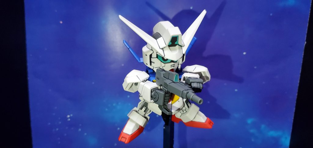 ガンダムAGE-1ノーマル
オーソドックスですね。ビームサーベルはキットに含まれていないのでジャンク品から拝借しました。