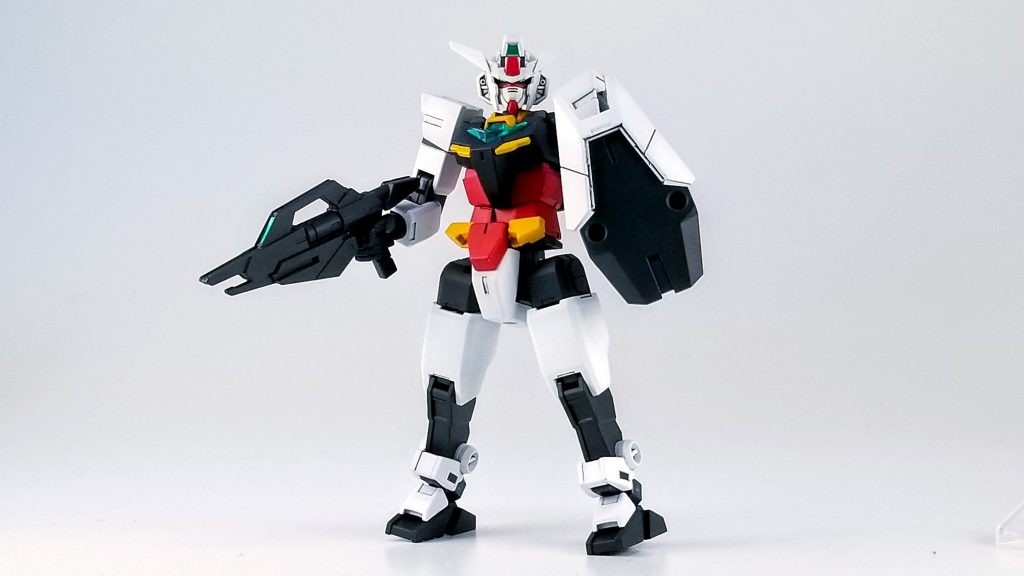 コアガンダムは通常カラーを踏襲しつつ、ボディ等はジャーマングレーに。