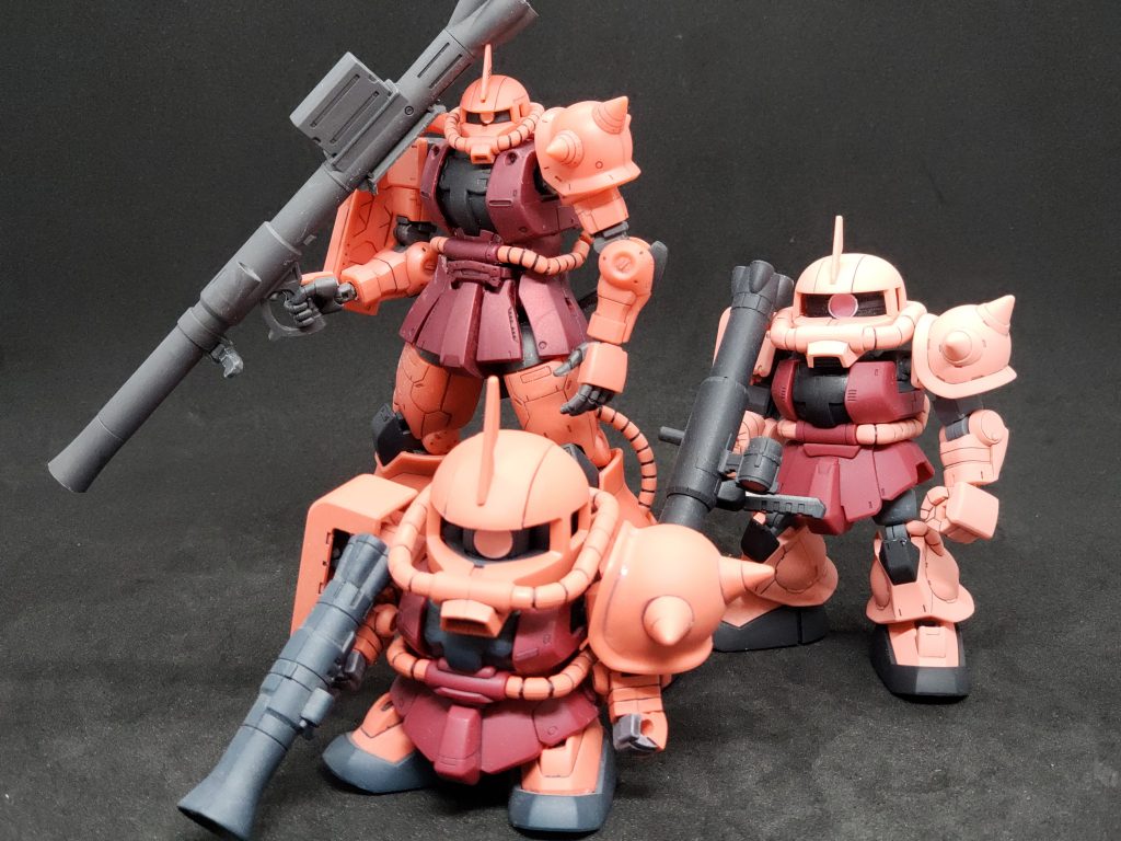 HG　オリジンシャアザク–2枚目/制作者：はんしん