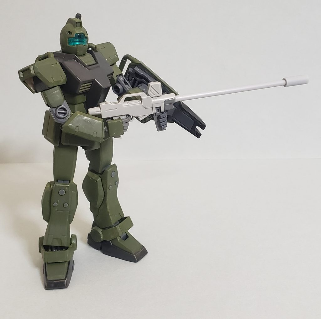 肝心のライフルを作り忘れるという、あり得ないミスをしたのでジャンクとプラ棒で急造しました。