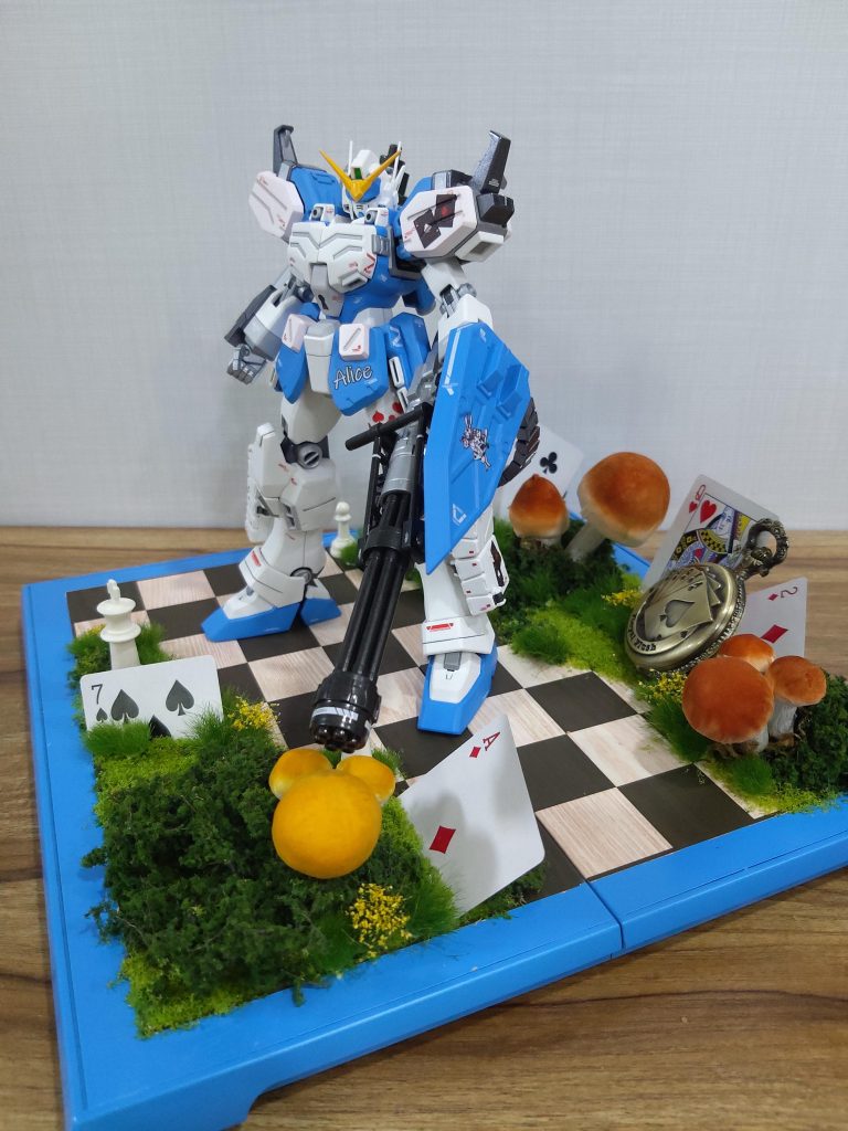 MGヘビーアームズジオラマ（ふしぎの国のアリス）–2枚目/制作者：violet