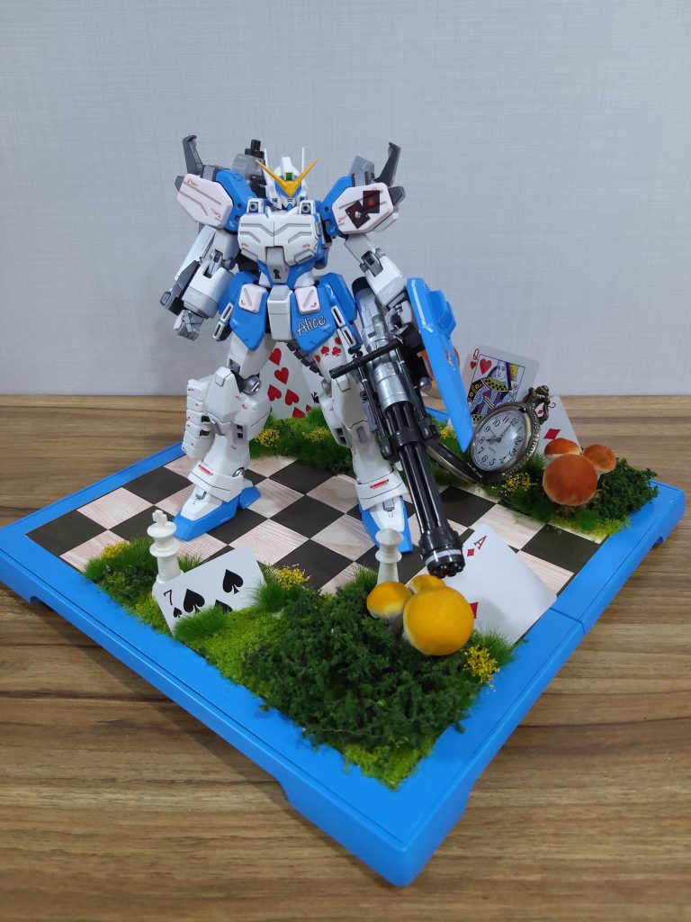 MGヘビーアームズジオラマ（ふしぎの国のアリス）–4枚目/制作者：violet