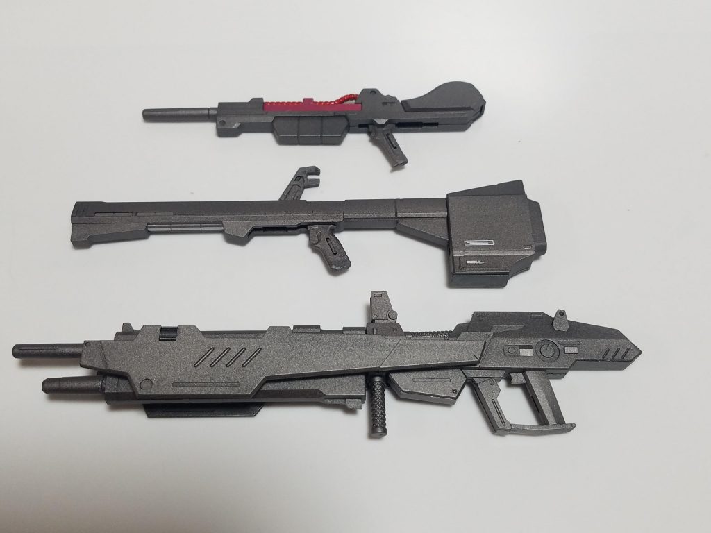 各種武装
※GHL付録の銃口は部品を追加してあります