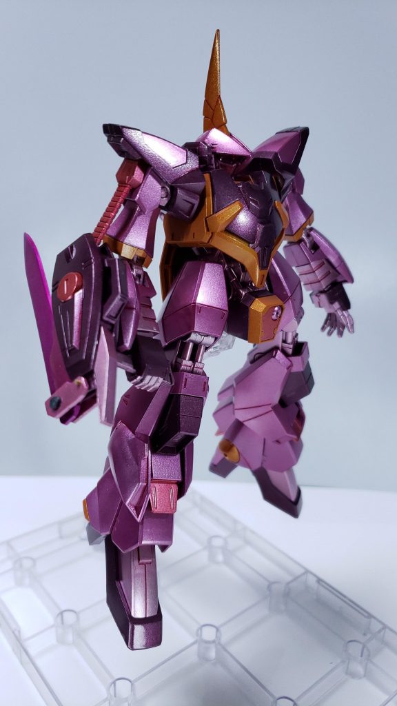 エクシアのGNソードをイメージし、バーザムのライフルにソードを取り付けました。