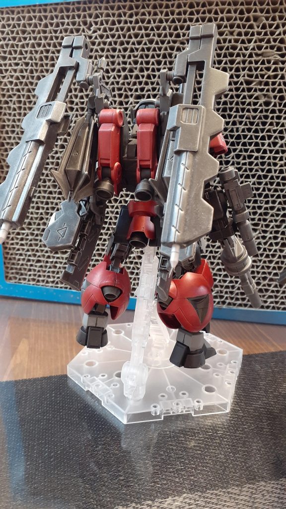 背面。