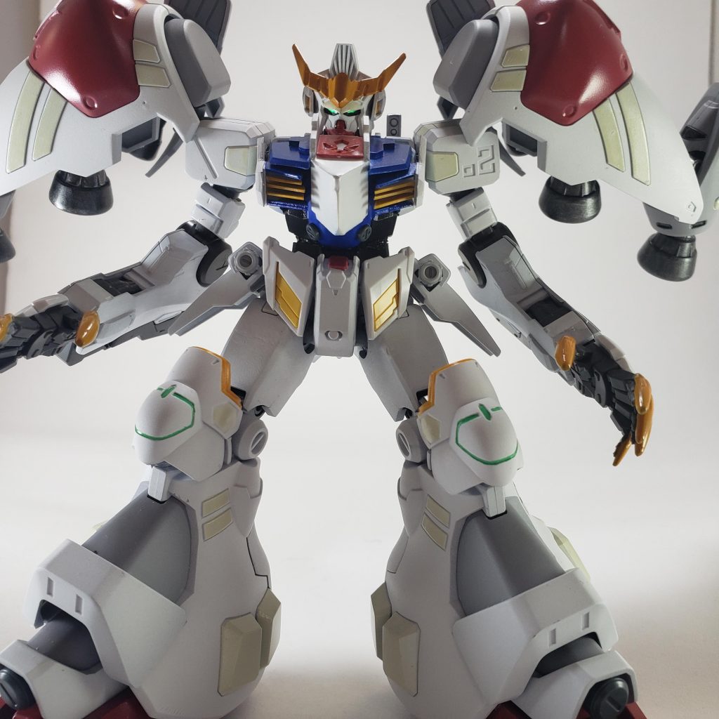 悪そうなショットバルバトス・ルプス・レクス・サイサリスと言うことで、レクスの次のイメージですが、ベースがGP02でどちらかというと、サイサリスレクス。に、なってしまった、、、