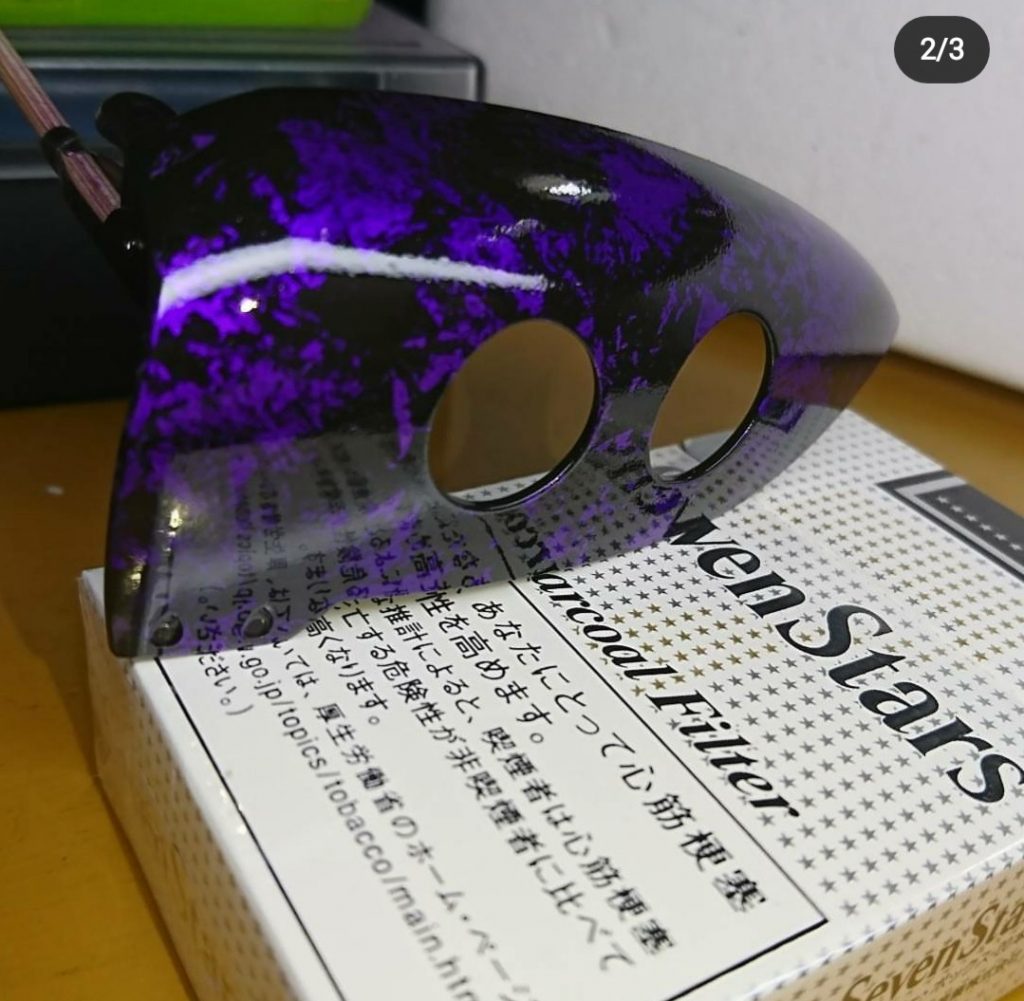 紫のクリアーを塗装しピカールで磨き上げ！