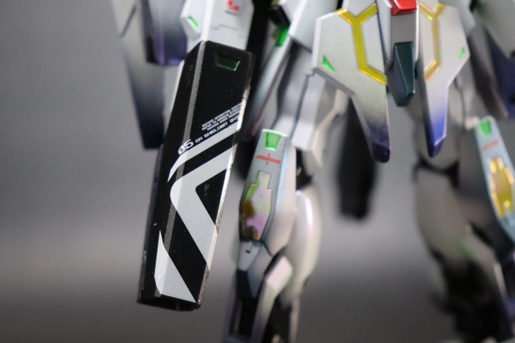 セラフィムのビームキャノンを装備にしてみました。デカールはケルディムのビットのやつなのでGNとか書いてありますがかっこいいので、ヨシ