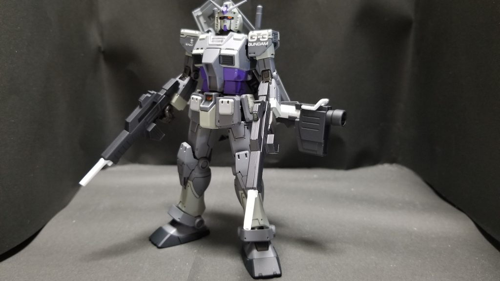 ダブルバズーカが出来なかったので、マドロックのビームライフルをダブルで持たせてみました。
あと