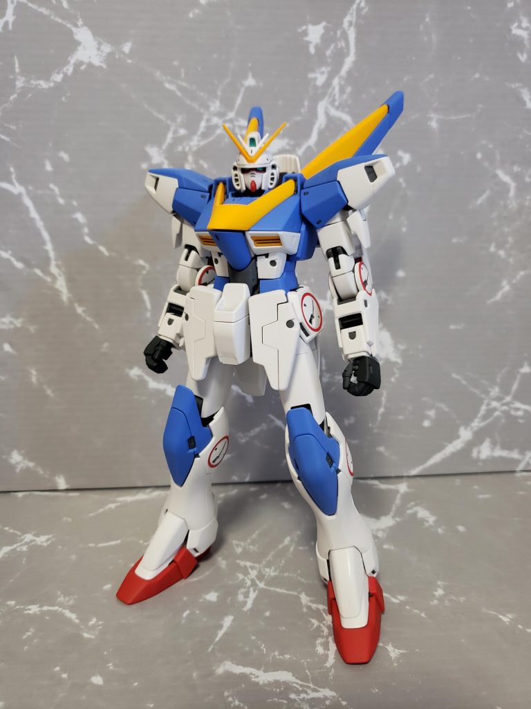 小さい頃にコミックボンボンの中で淡いブルーを感じさせるV2が描かれてたのを見て、いつか再現したいと思いこの度作成致しました。