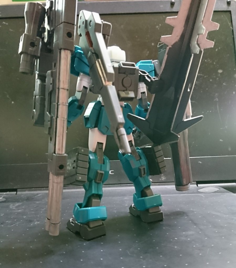 ジム･オルタ=アナイアレーション

ジム･オルタ及びジム･オルタ=フォートレスの戦闘データを元に新しく作り上げたガンプラ。

ボディベースを重量系ガンダムタイプにすることによりジムの防御力の低さをカバー。

名前の通り多数相手を殲滅させる為に重武装が施されている。