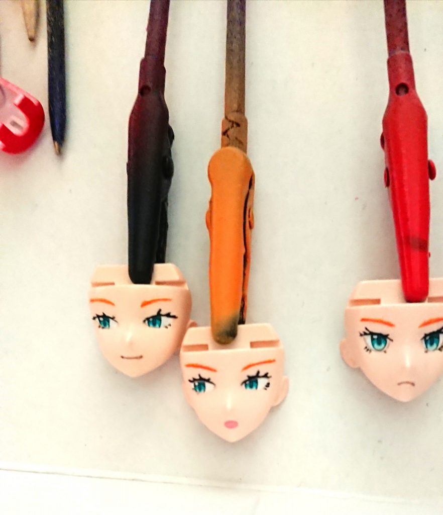 デカールは瞳だけのタイプ使用