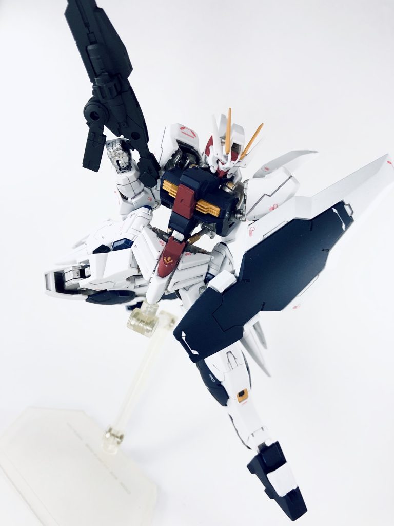 ロングライフルは、30MMのポルタノヴァライフルと、OPパーツセットの砲身をそのまま使ってます。写真だと見切れてますが…