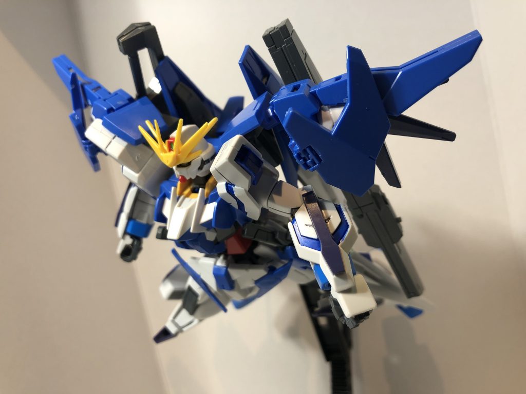 バックパック換え飛翔ポーズ